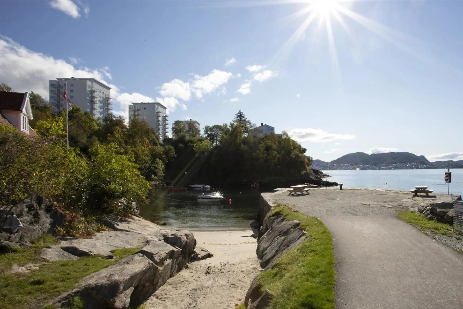 Lägenhet Brand-New Apartement 2025 Sunny Private Terrace - By The Sea Bergen Norge